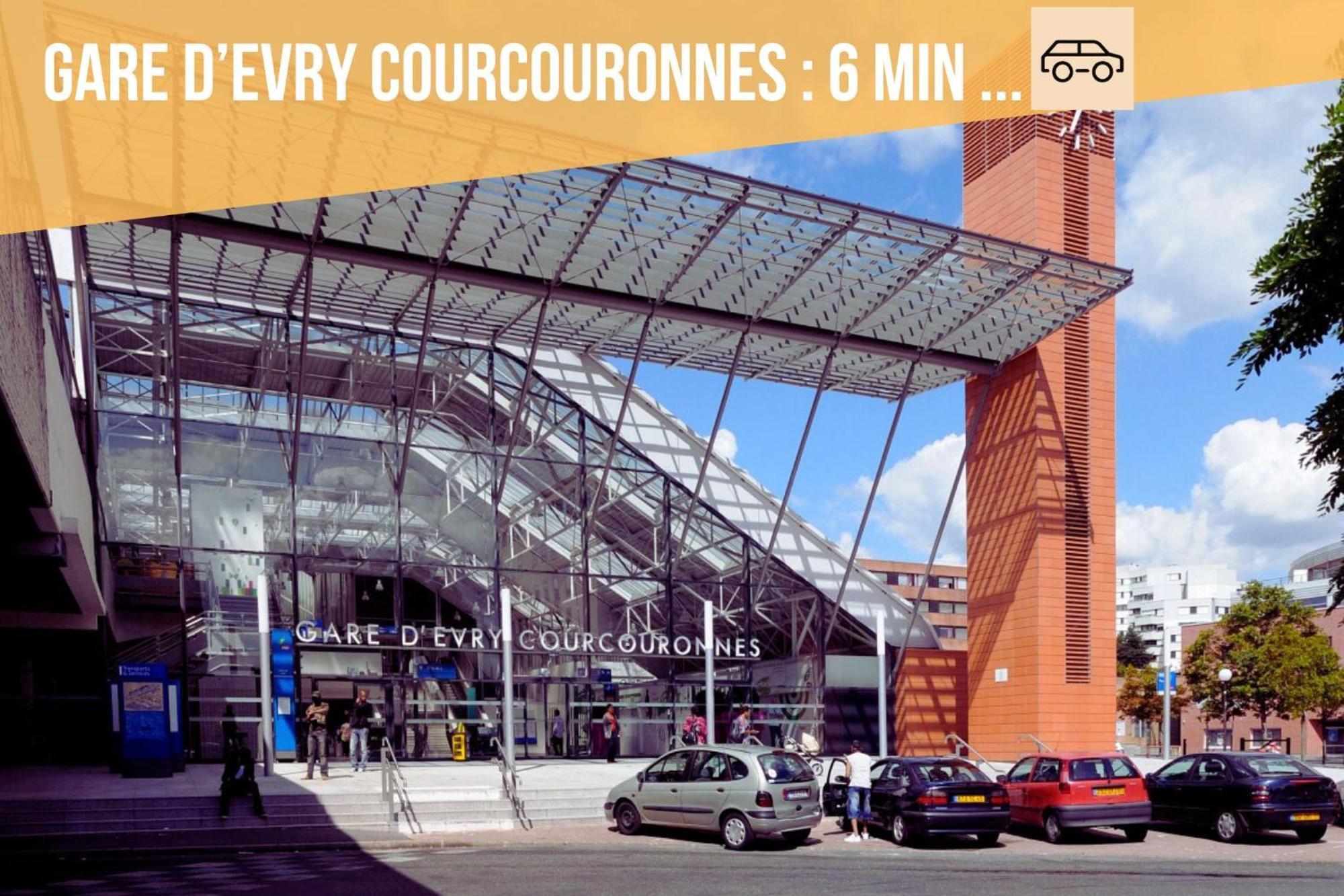 Appartement - Proche Rer - 2 Chambres & 4 Lits Double - Paris Orly Courcouronnes Buitenkant foto